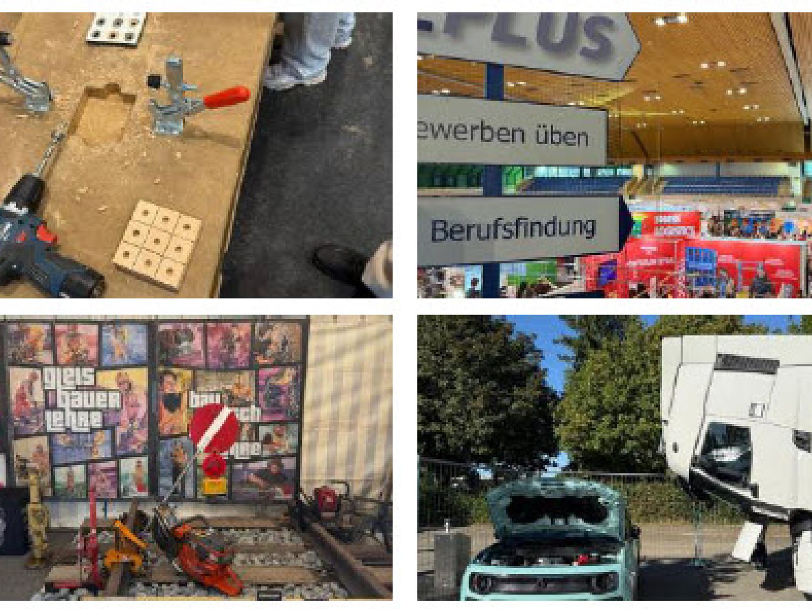 Impressionen von der Berufsmesse und dem anschliessenden Stadtbesuch in Olten.